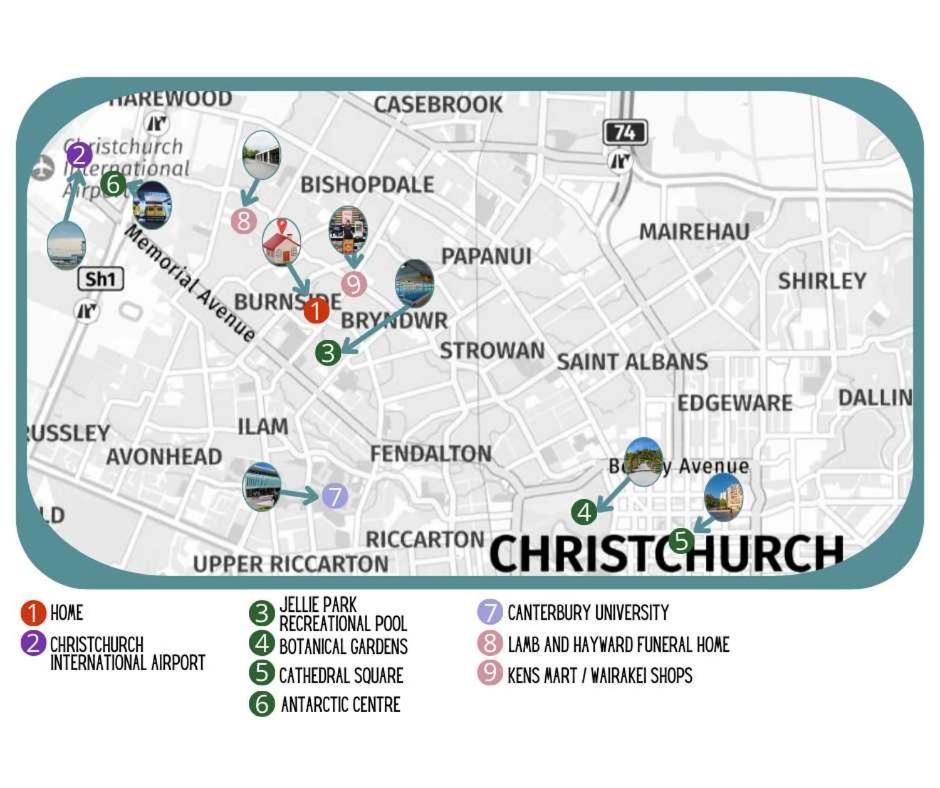Private, Family-Friendly Home, 4Br By Airport & Free Parking Christchurch Extérieur photo